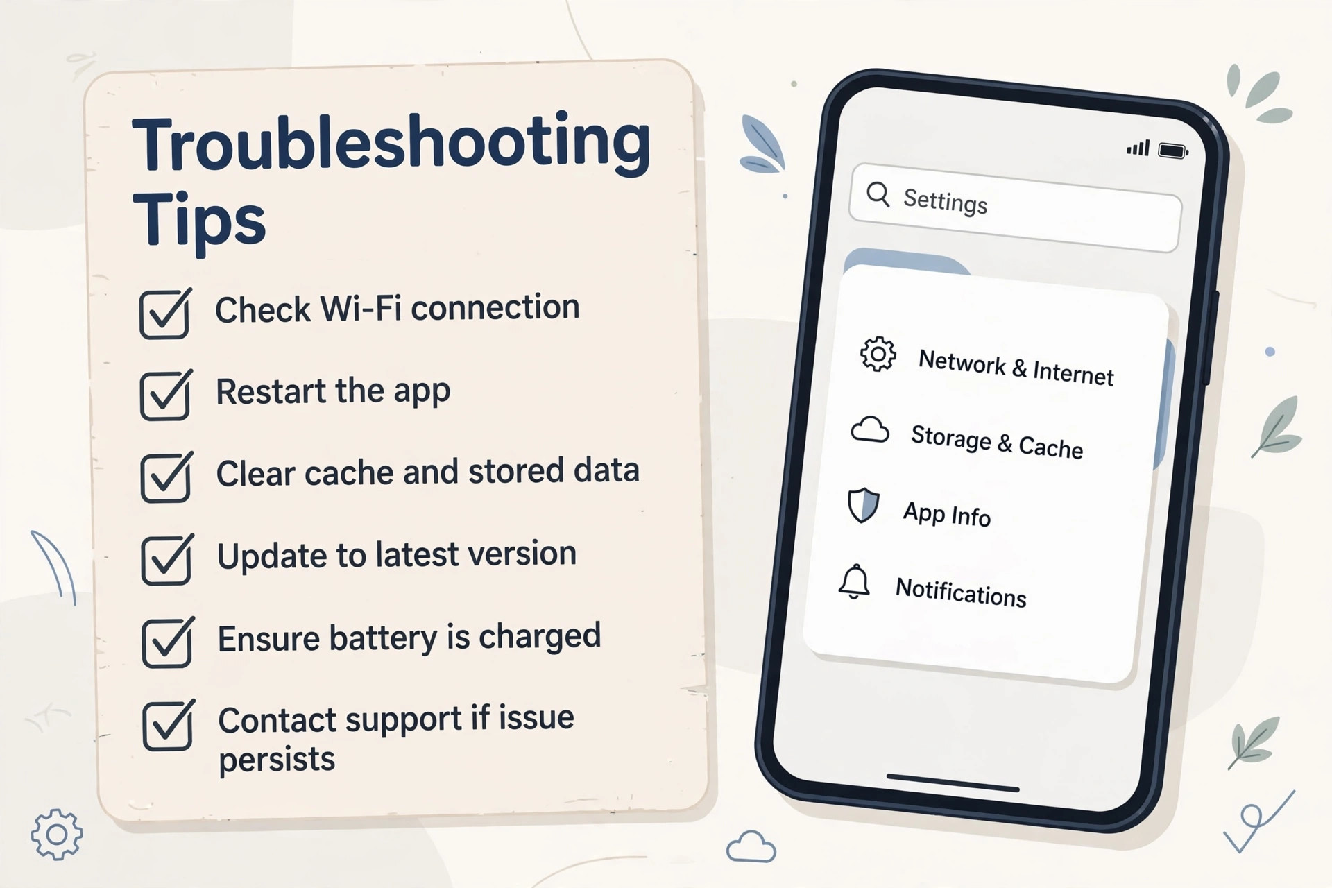 Troubleshooting tips when teer result page does not load on phone