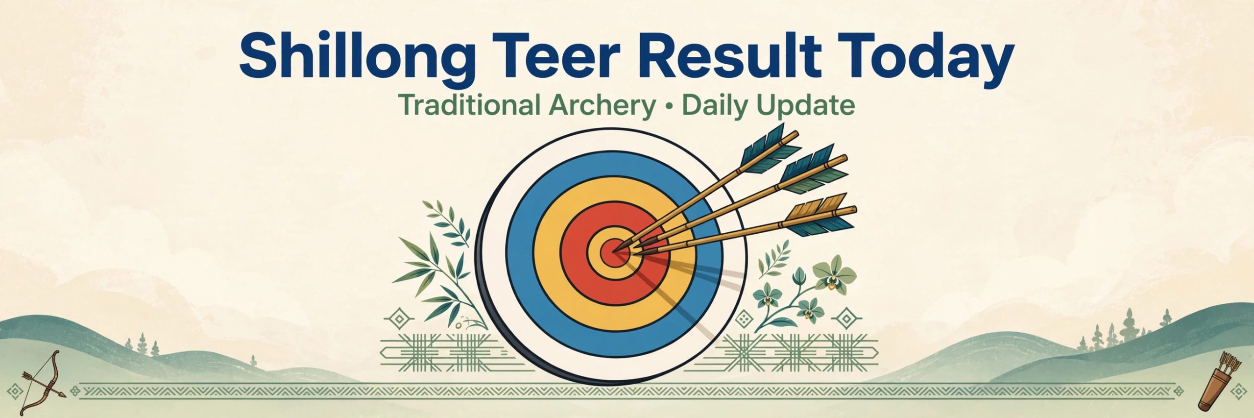 Shillong Teer result today complete beginner guide with archery target